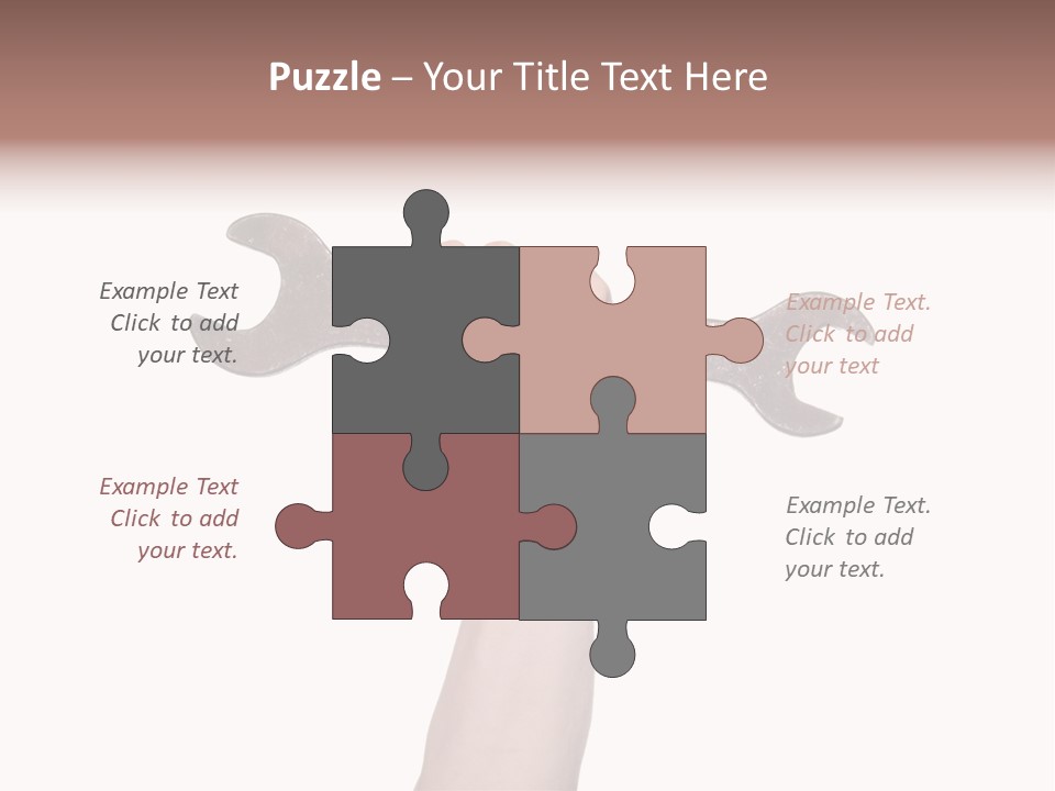 Holding Business Engineer PowerPoint Template