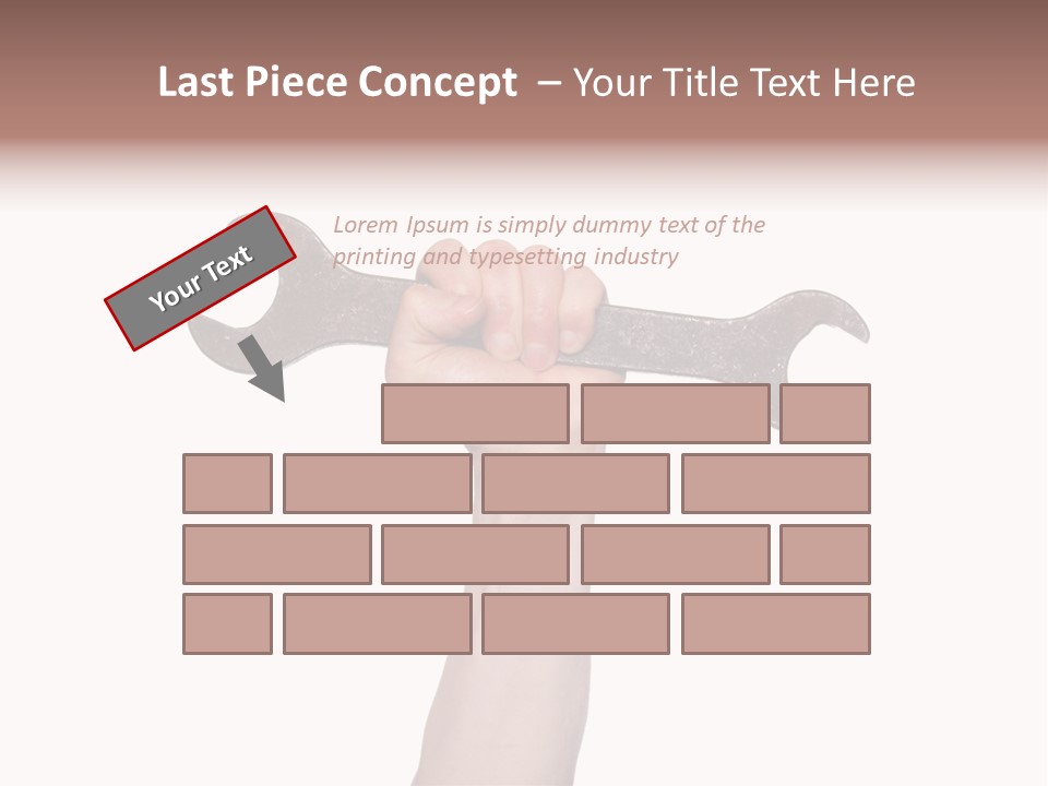 Holding Business Engineer PowerPoint Template