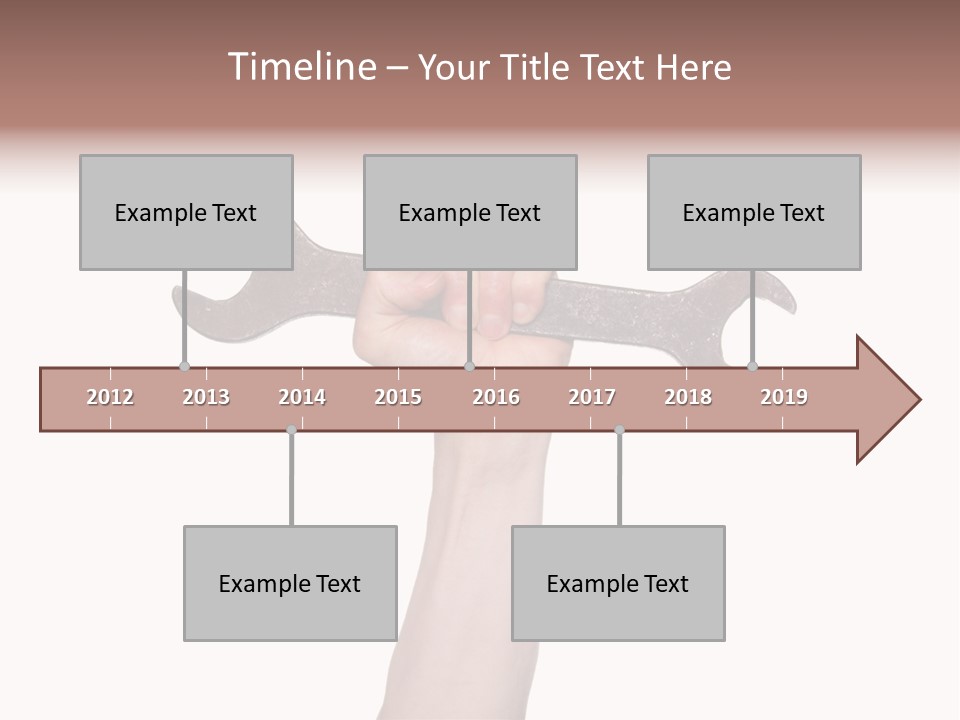 Holding Business Engineer PowerPoint Template