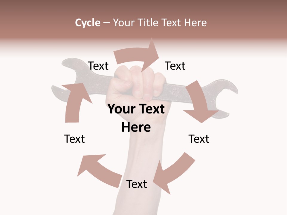 Holding Business Engineer PowerPoint Template