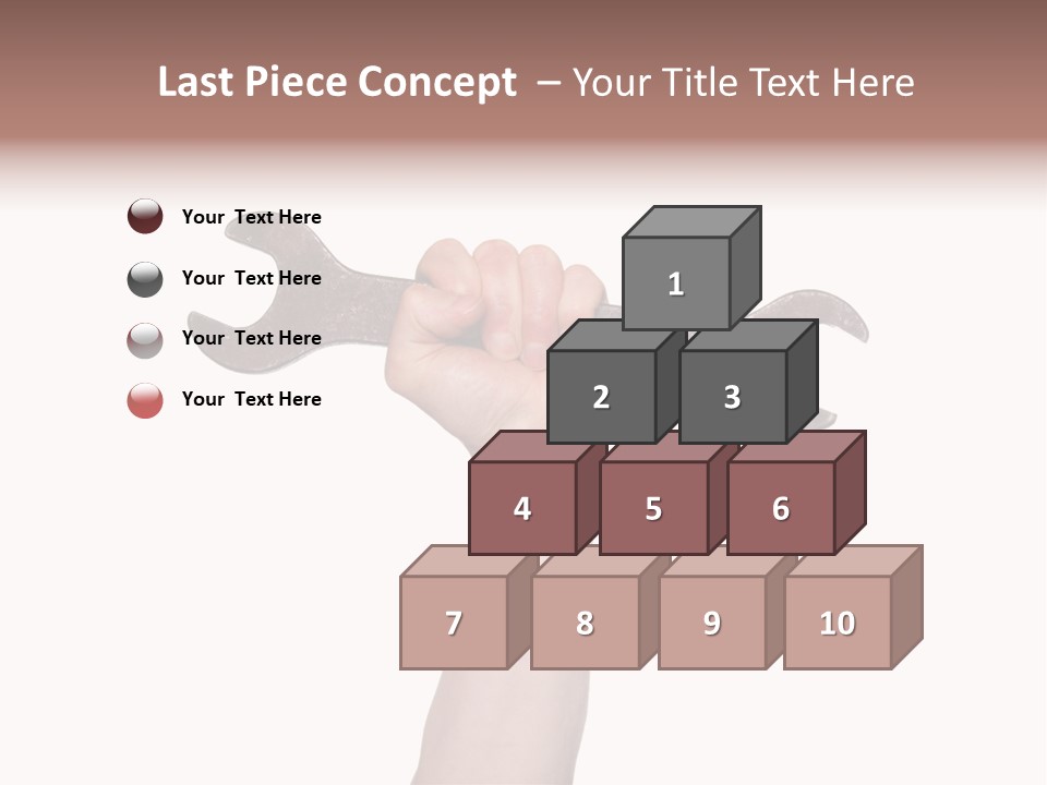 Holding Business Engineer PowerPoint Template