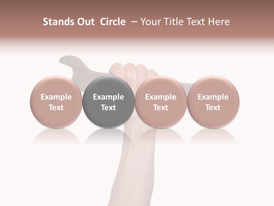 Holding Business Engineer PowerPoint Template
