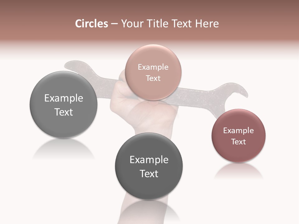 Holding Business Engineer PowerPoint Template