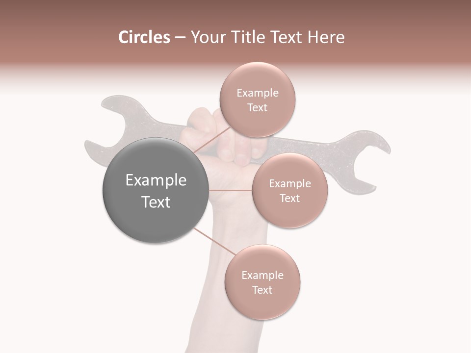 Holding Business Engineer PowerPoint Template