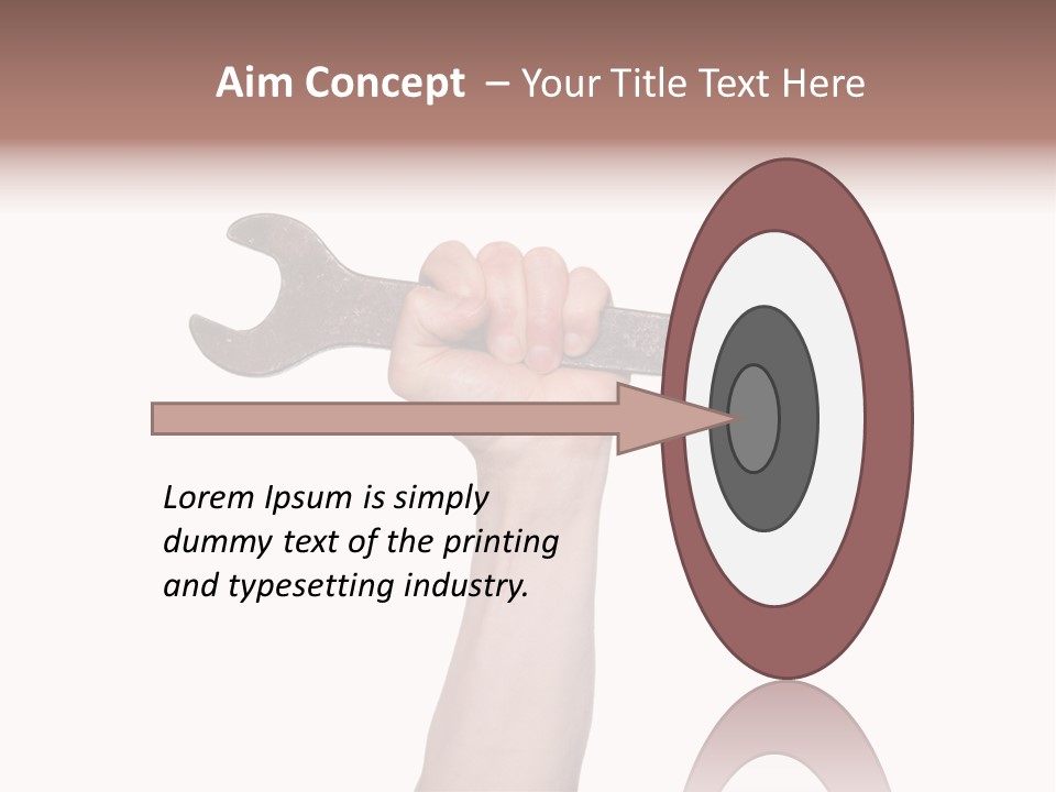 Holding Business Engineer PowerPoint Template