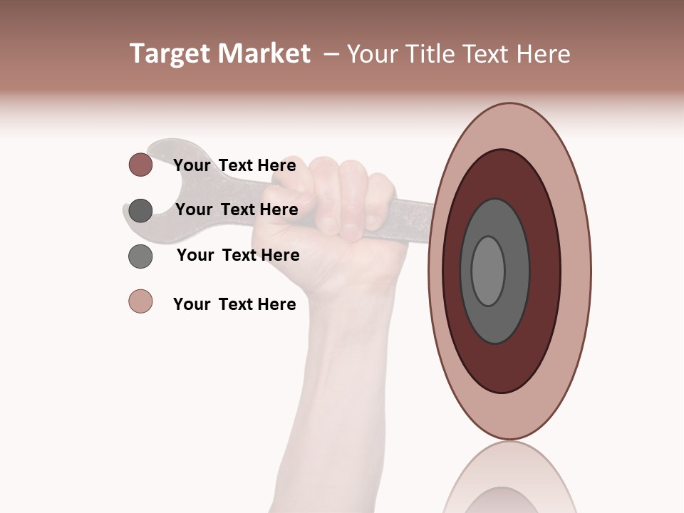 Holding Business Engineer PowerPoint Template