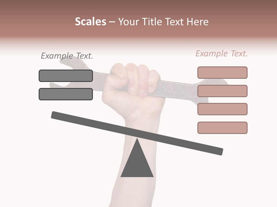 Holding Business Engineer PowerPoint Template