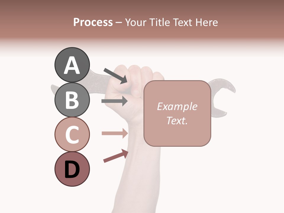 Holding Business Engineer PowerPoint Template
