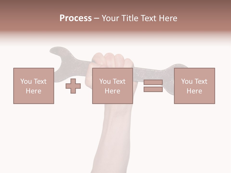 Holding Business Engineer PowerPoint Template