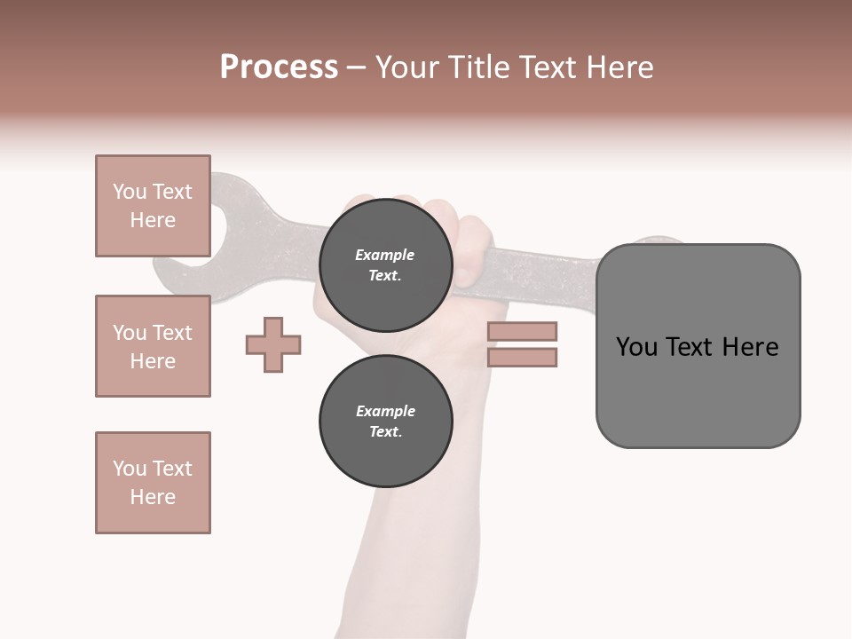 Holding Business Engineer PowerPoint Template
