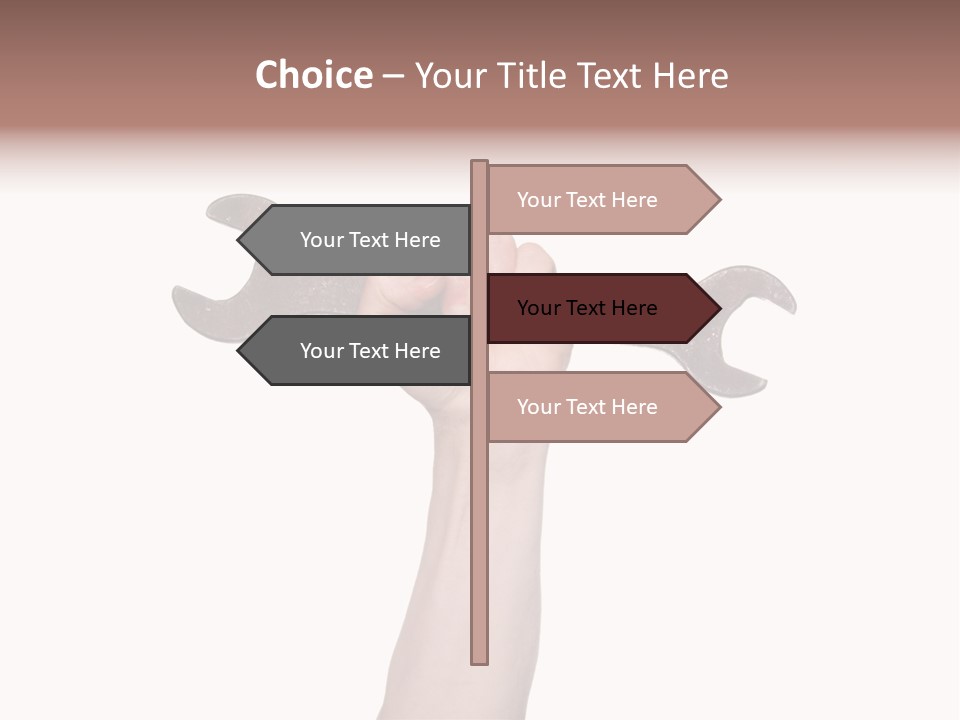Holding Business Engineer PowerPoint Template
