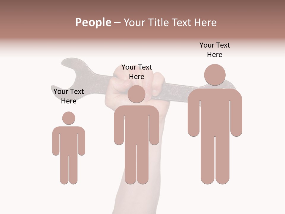 Holding Business Engineer PowerPoint Template