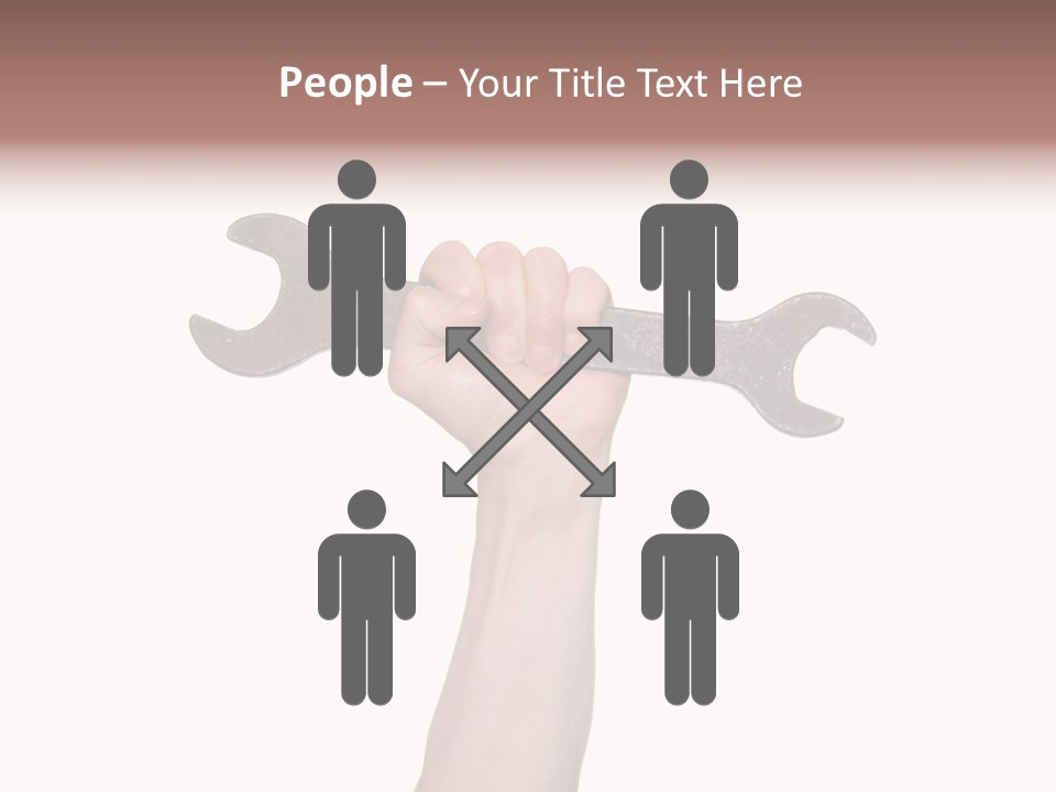 Holding Business Engineer PowerPoint Template