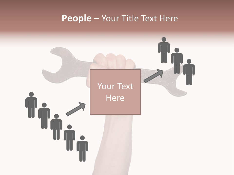 Holding Business Engineer PowerPoint Template