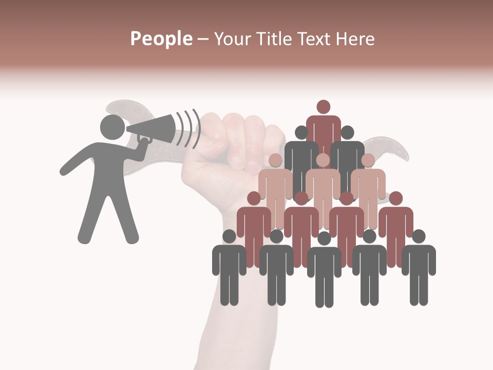 Holding Business Engineer PowerPoint Template