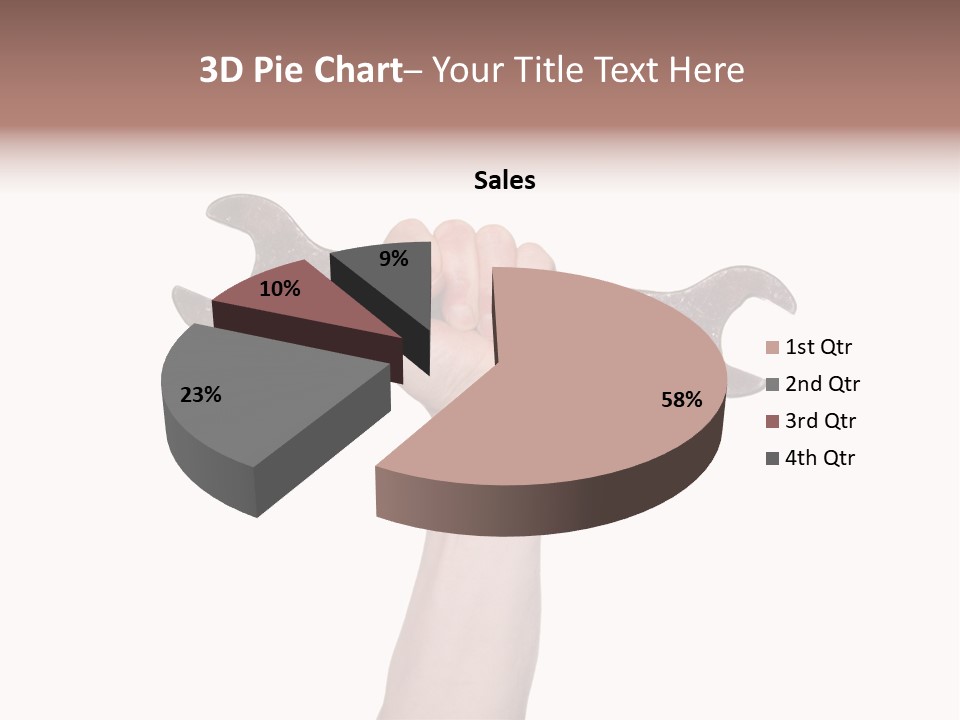 Holding Business Engineer PowerPoint Template