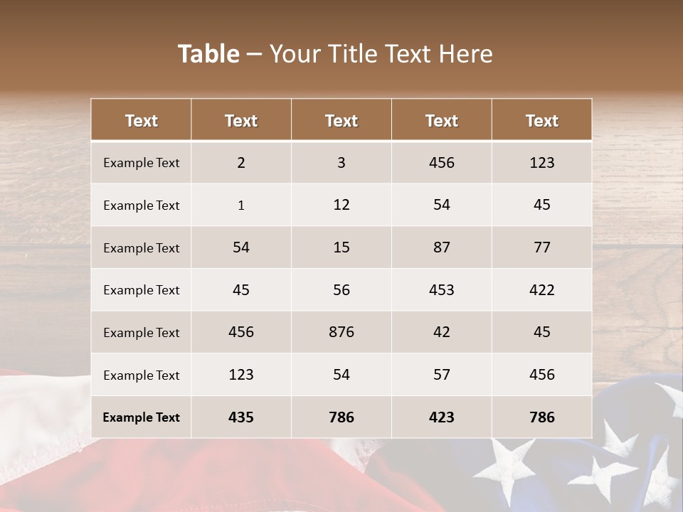 Th America Independence PowerPoint Template