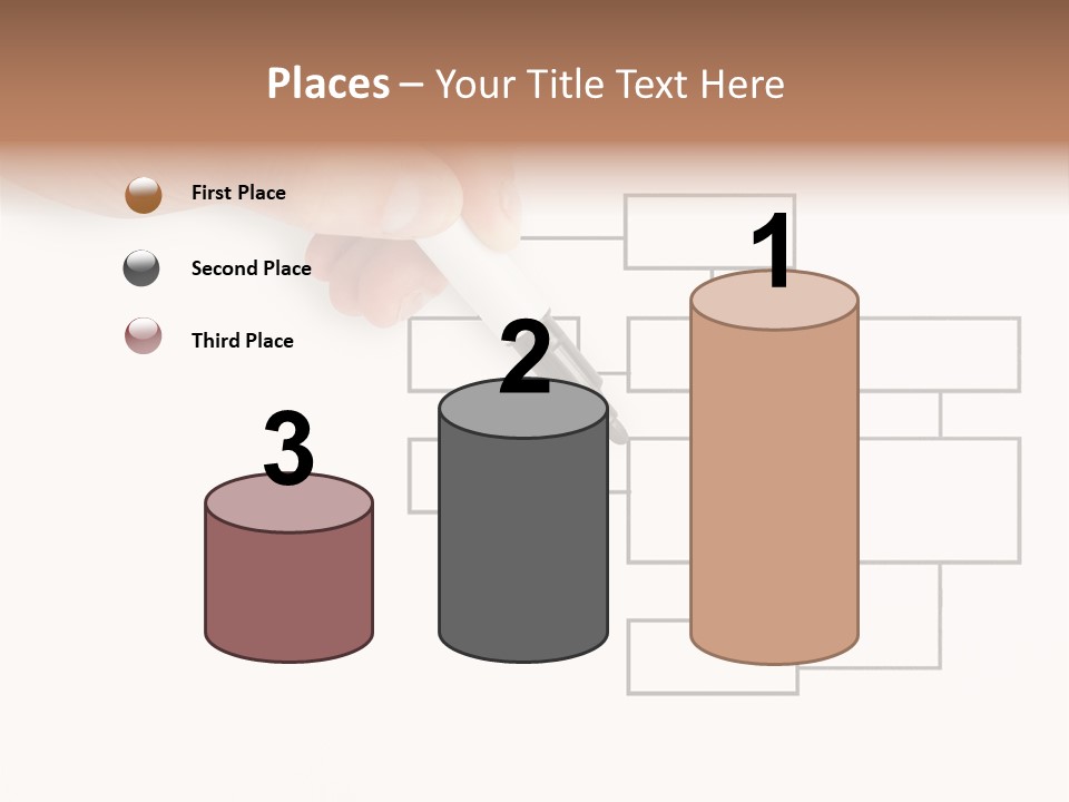 Writing Hand Concepts PowerPoint Template