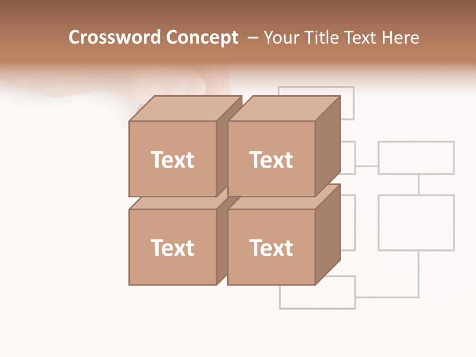 Writing Hand Concepts PowerPoint Template