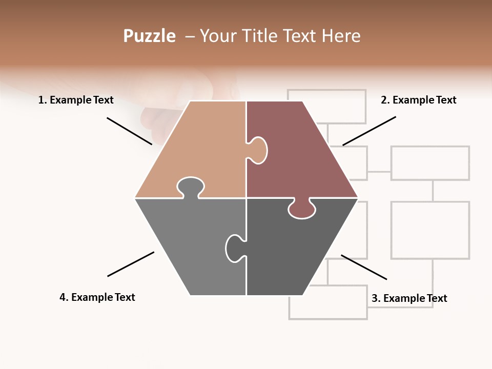 Writing Hand Concepts PowerPoint Template