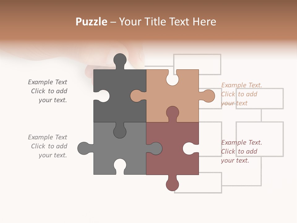 Writing Hand Concepts PowerPoint Template