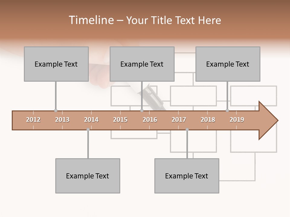 Writing Hand Concepts PowerPoint Template