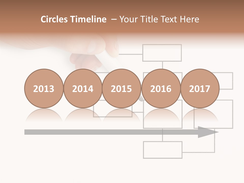 Writing Hand Concepts PowerPoint Template