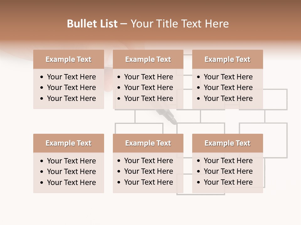 Writing Hand Concepts PowerPoint Template