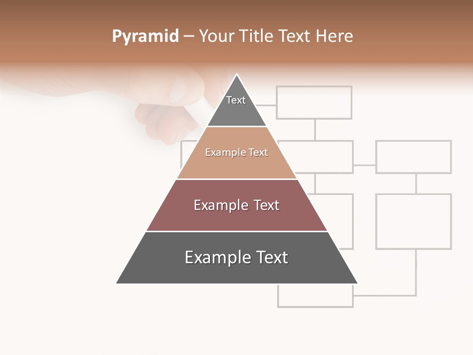 Writing Hand Concepts PowerPoint Template