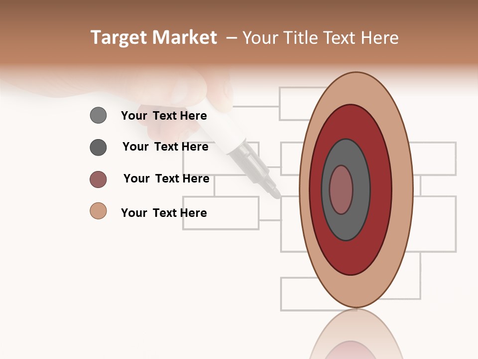 Writing Hand Concepts PowerPoint Template