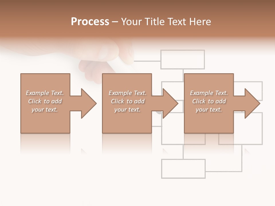 Writing Hand Concepts PowerPoint Template