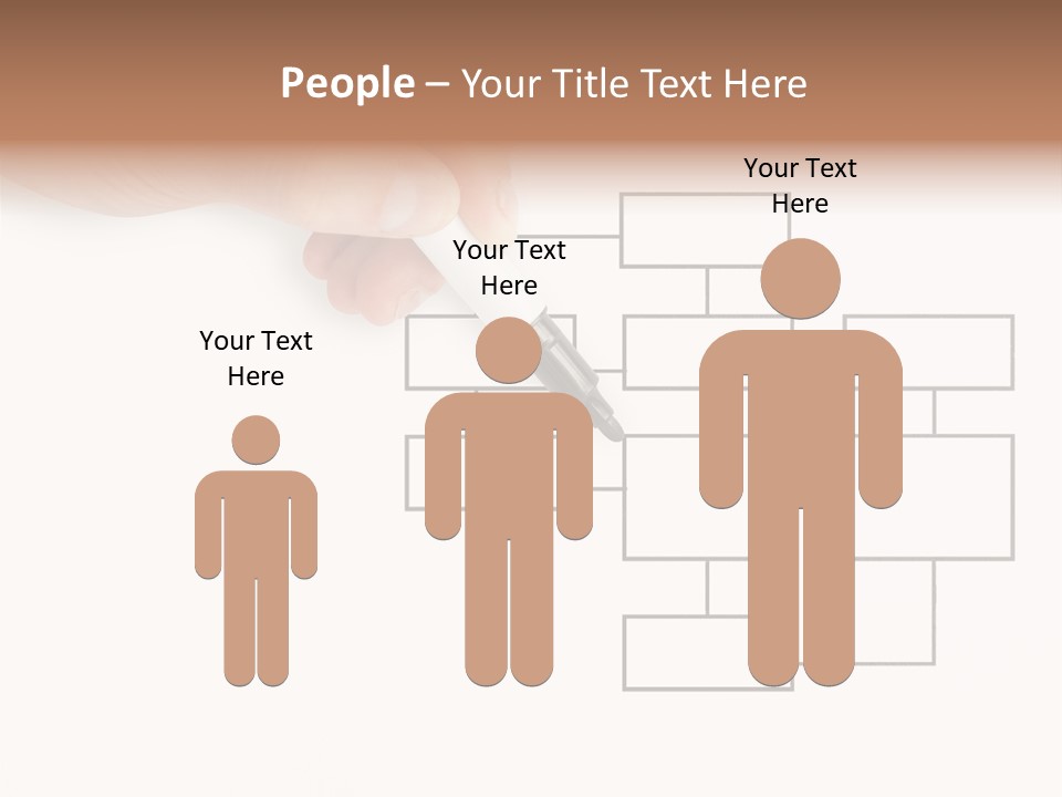 Writing Hand Concepts PowerPoint Template