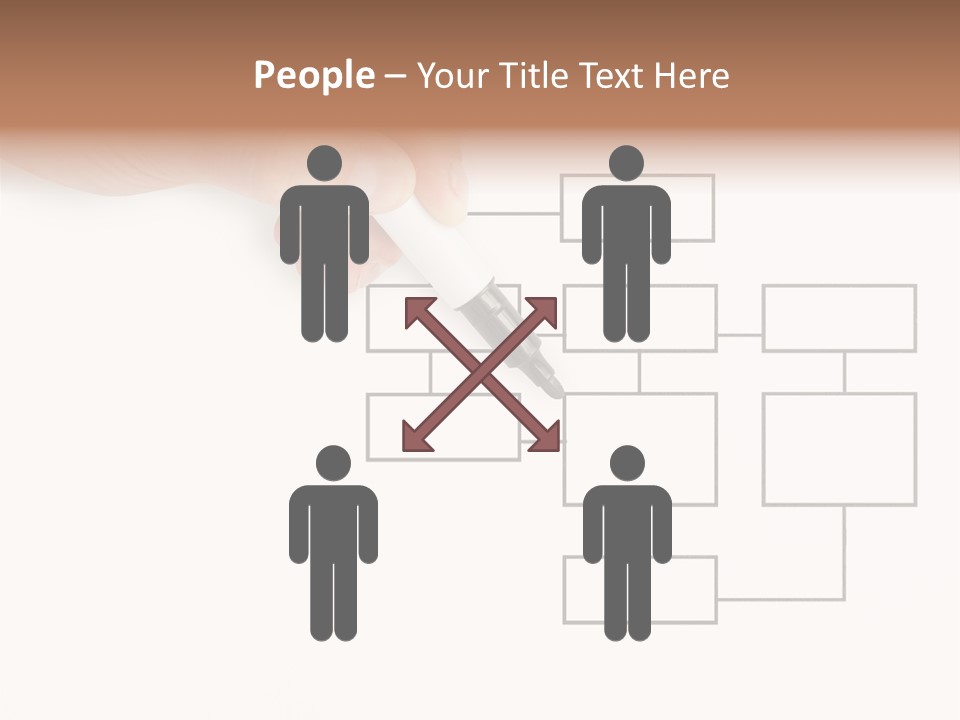 Writing Hand Concepts PowerPoint Template