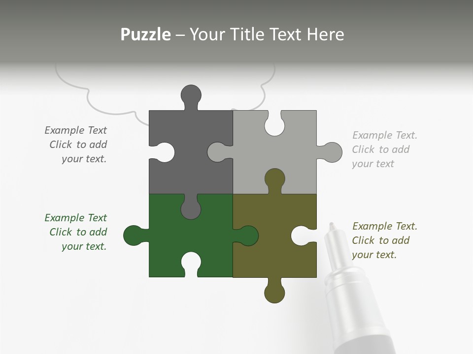 Black Blank Concept PowerPoint Template