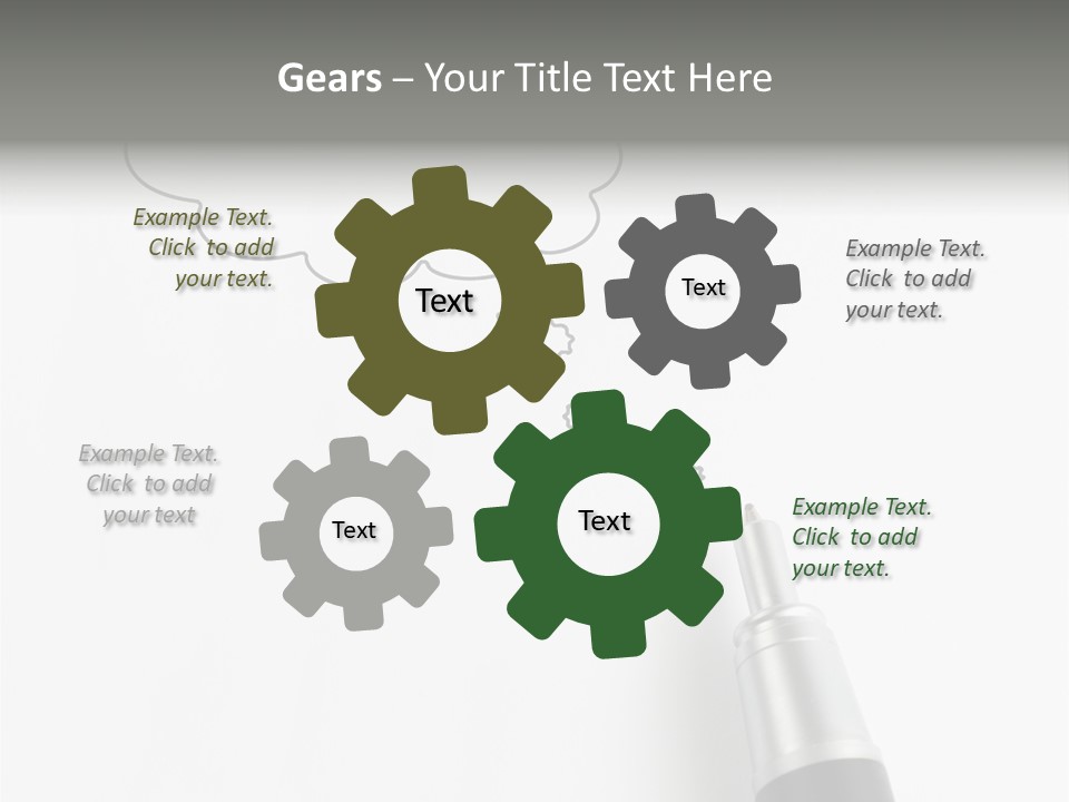 Black Blank Concept PowerPoint Template