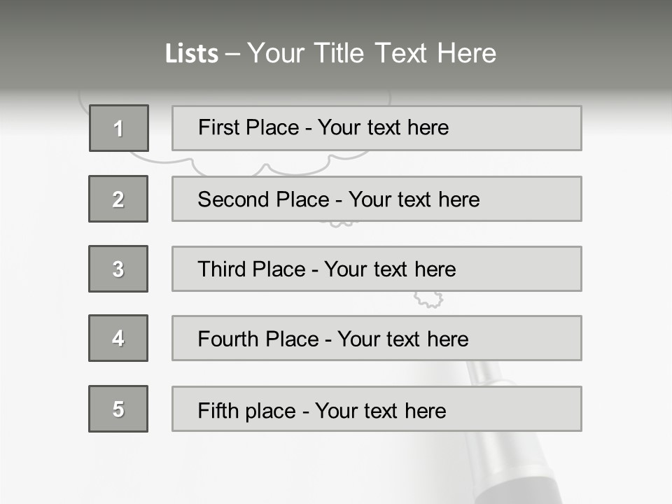 Black Blank Concept PowerPoint Template