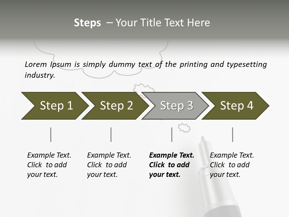 Black Blank Concept PowerPoint Template