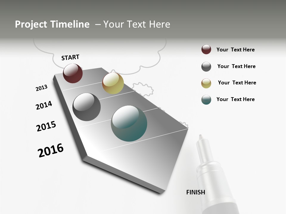 Black Blank Concept PowerPoint Template
