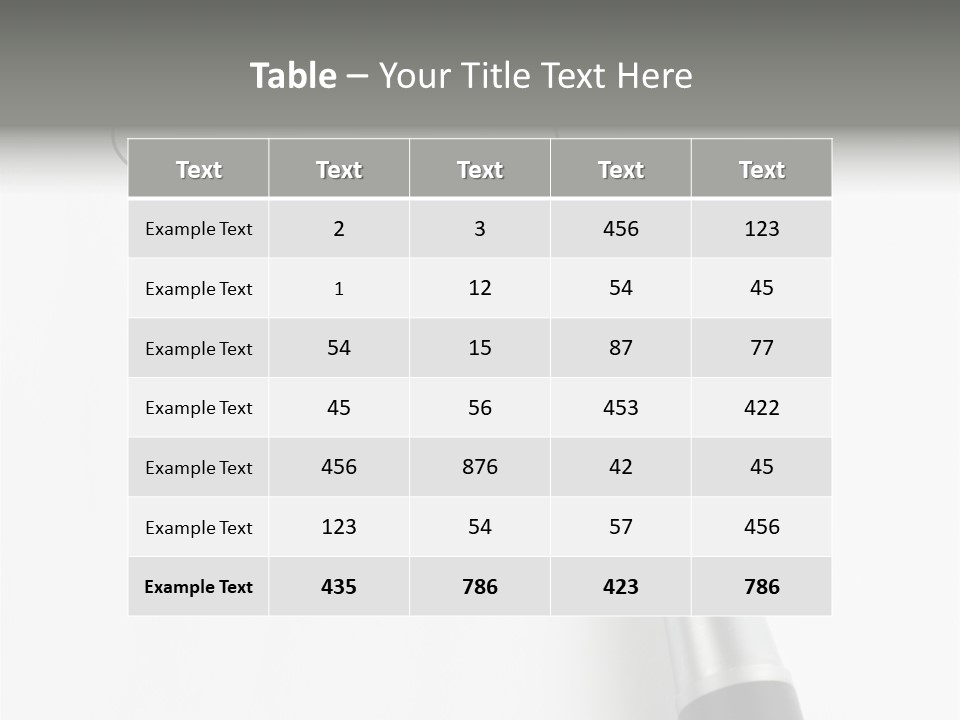 Black Blank Concept PowerPoint Template