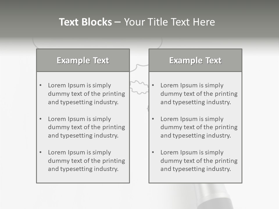 Black Blank Concept PowerPoint Template