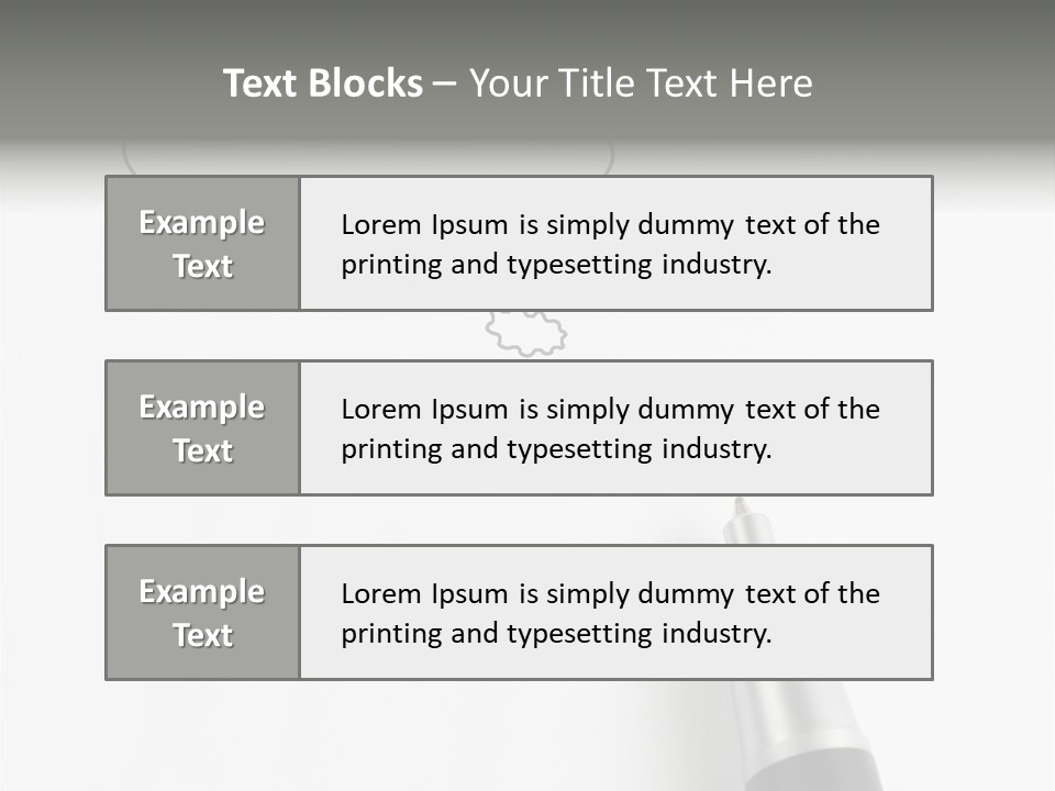 Black Blank Concept PowerPoint Template