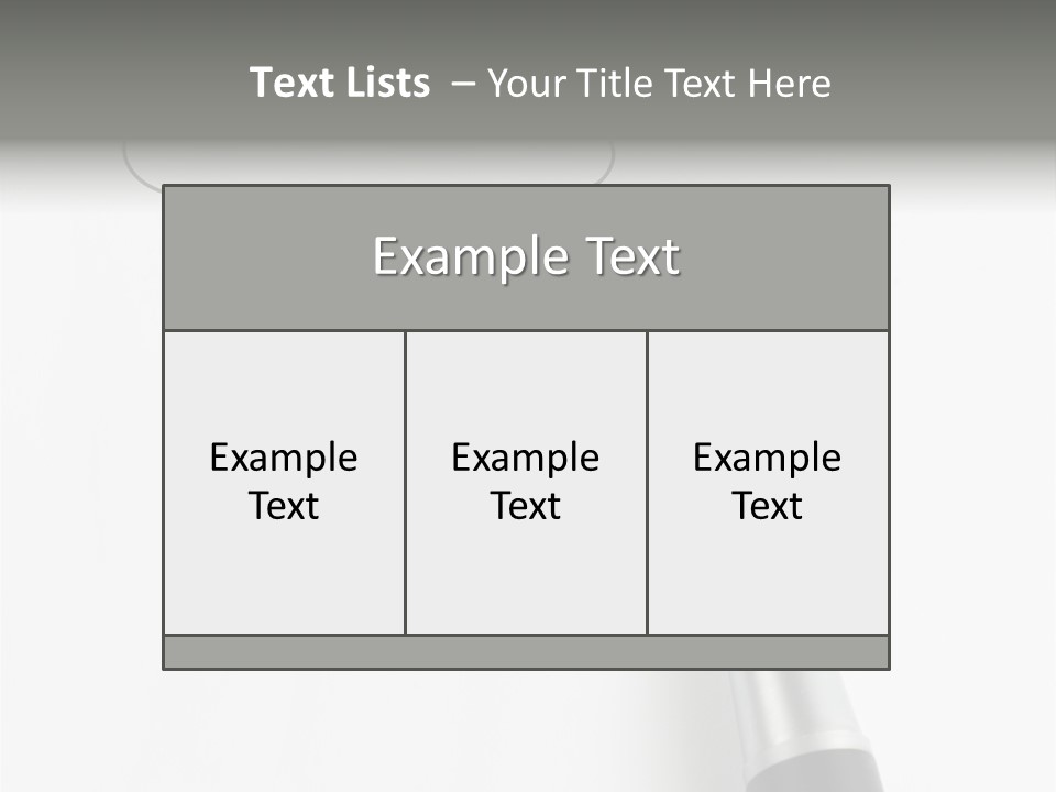 Black Blank Concept PowerPoint Template