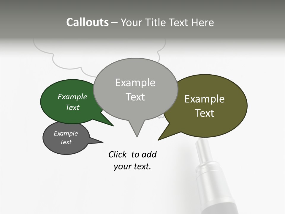 Black Blank Concept PowerPoint Template