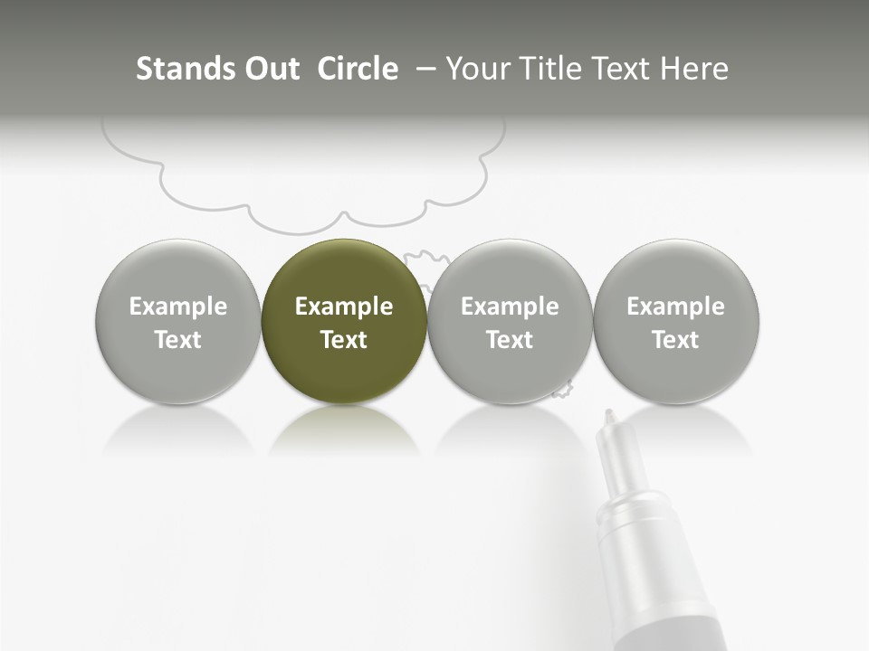 Black Blank Concept PowerPoint Template