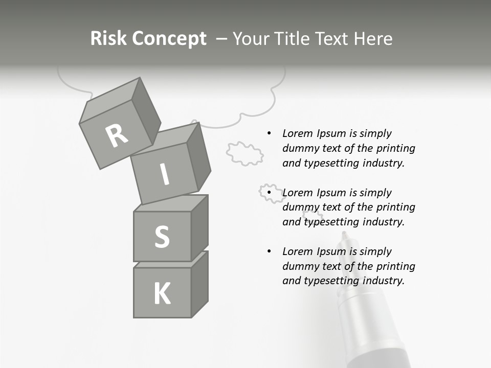 Black Blank Concept PowerPoint Template