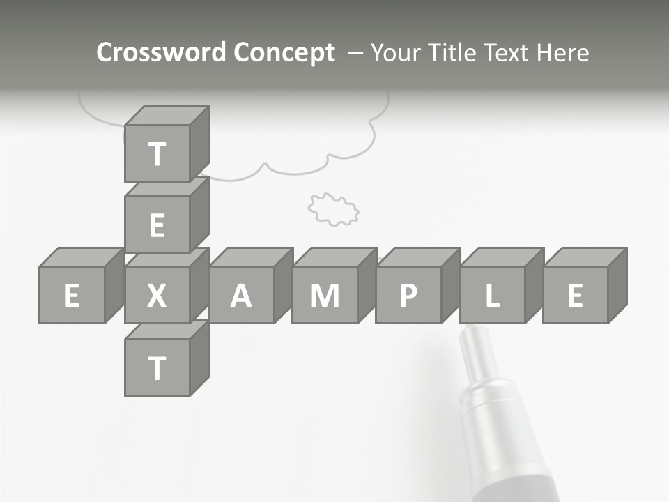 Black Blank Concept PowerPoint Template