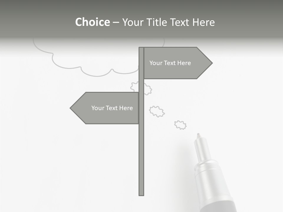 Black Blank Concept PowerPoint Template