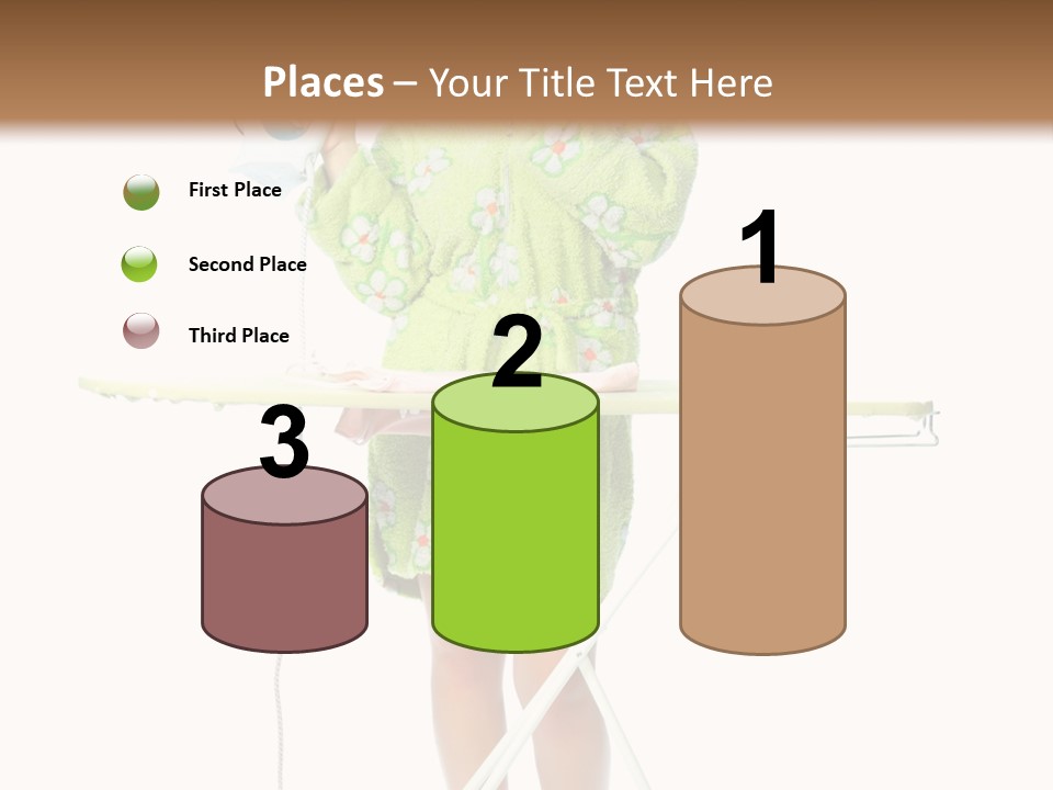 Blue Sensuality Girl PowerPoint Template