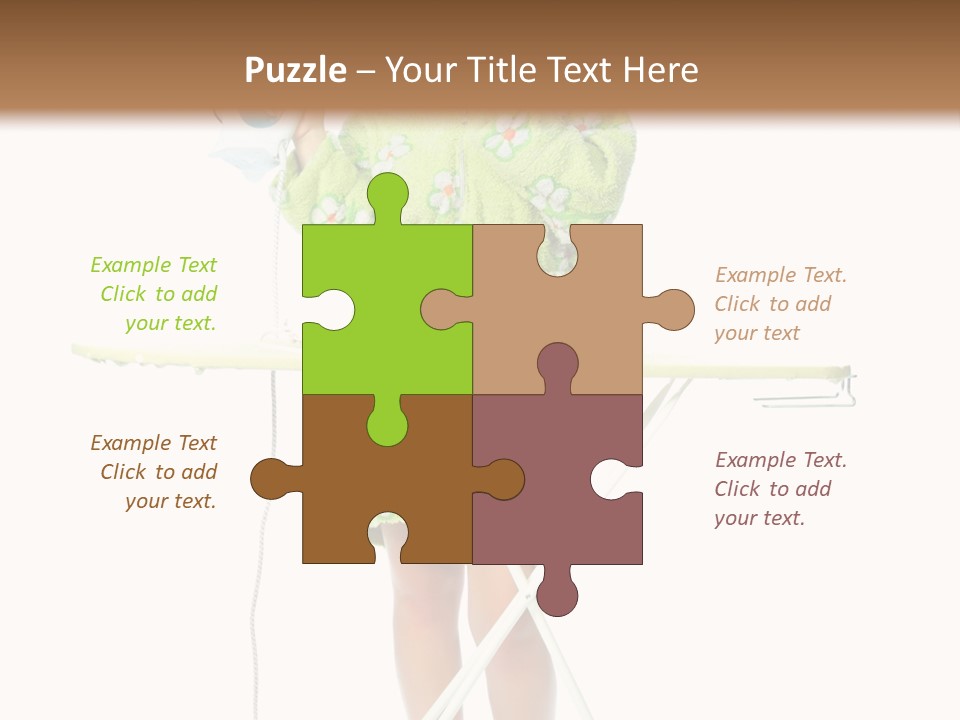 Blue Sensuality Girl PowerPoint Template