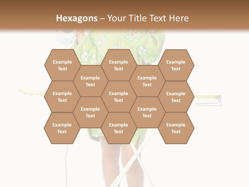 Blue Sensuality Girl PowerPoint Template